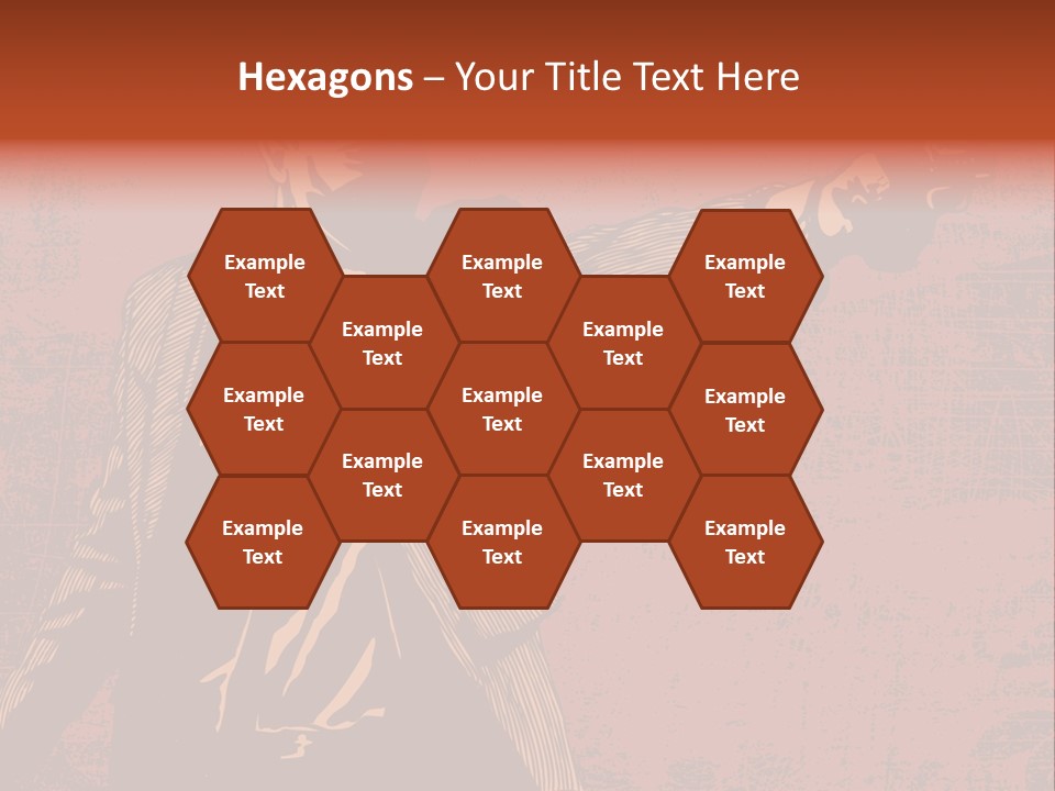 Revolver Element Engraving PowerPoint Template