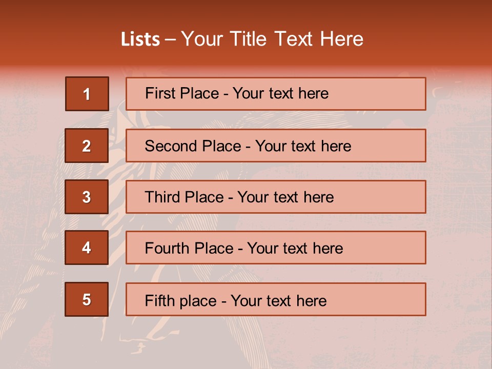 Revolver Element Engraving PowerPoint Template