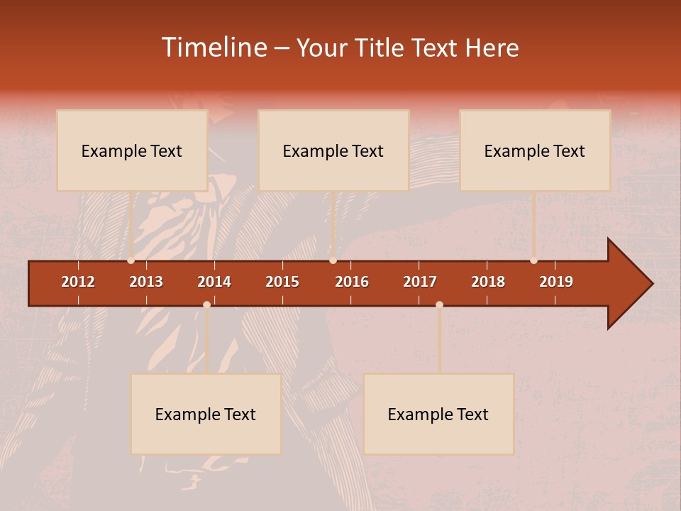 Revolver Element Engraving PowerPoint Template