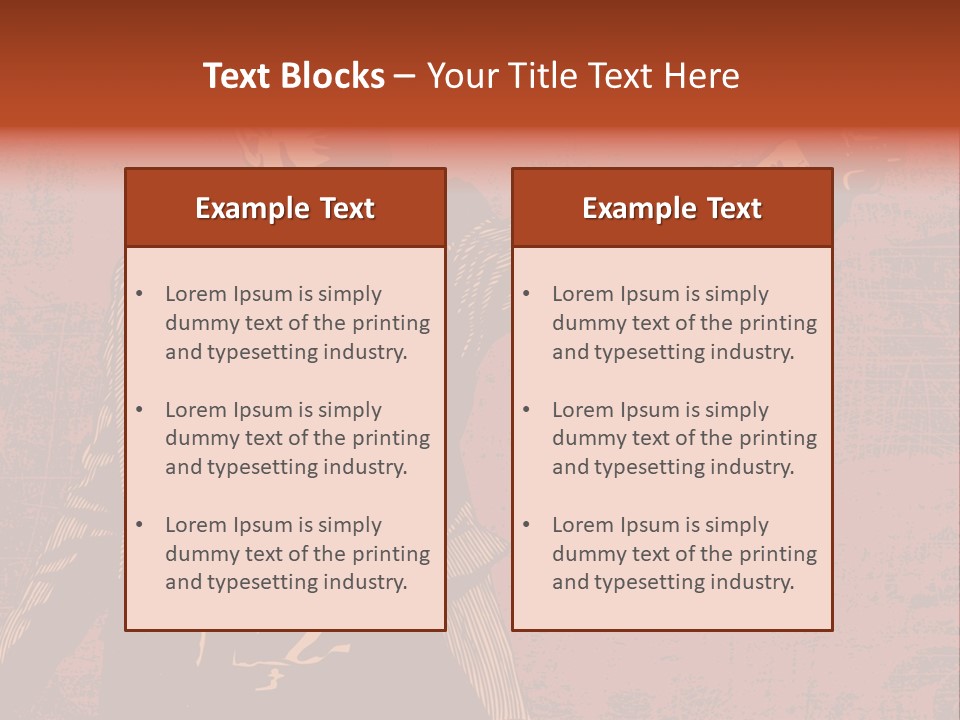 Revolver Element Engraving PowerPoint Template