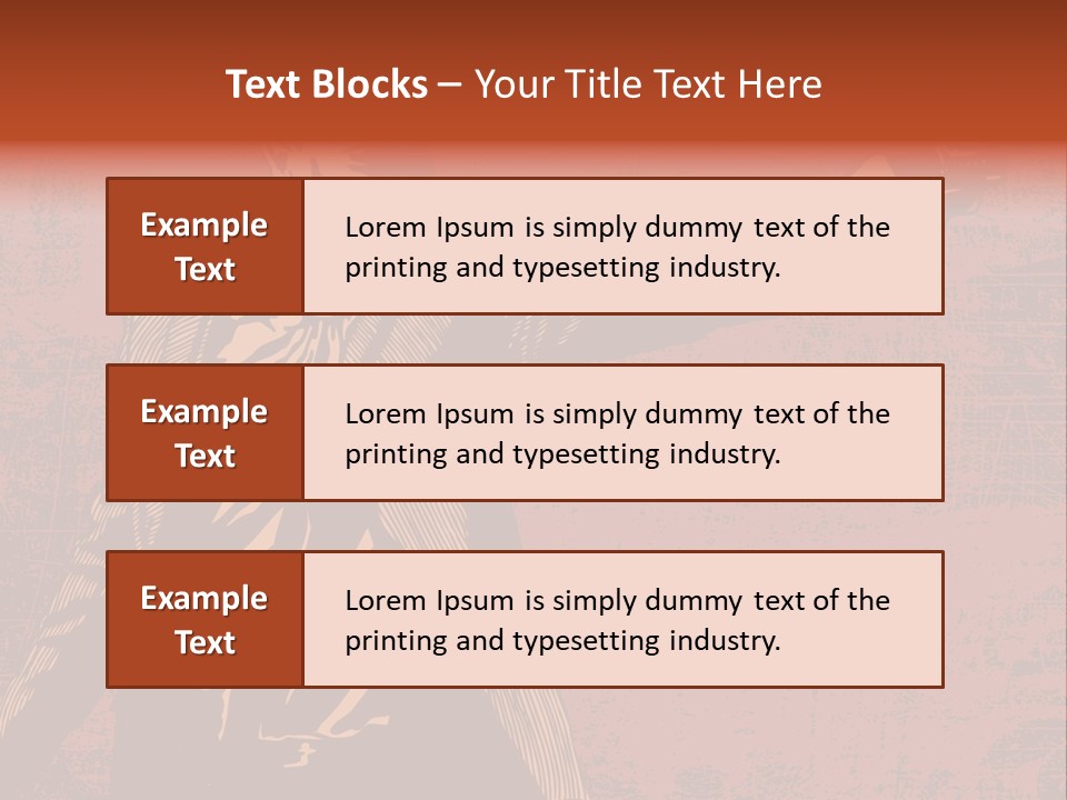 Revolver Element Engraving PowerPoint Template