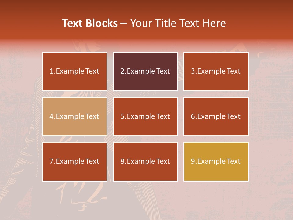 Revolver Element Engraving PowerPoint Template