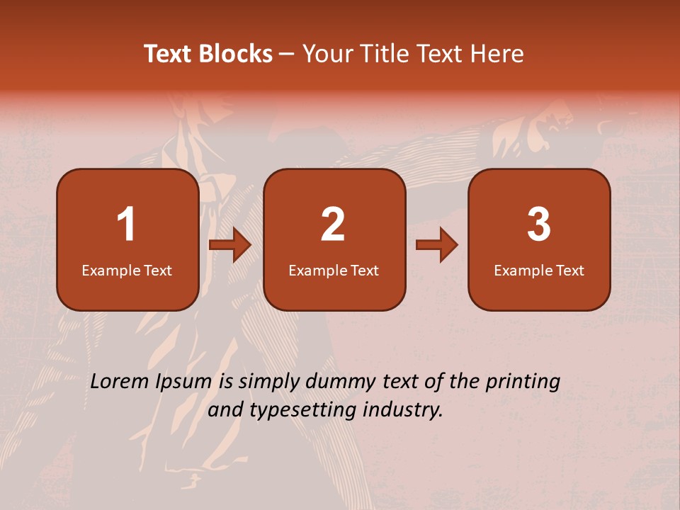 Revolver Element Engraving PowerPoint Template