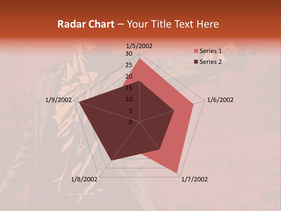 Revolver Element Engraving PowerPoint Template