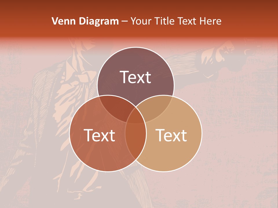 Revolver Element Engraving PowerPoint Template