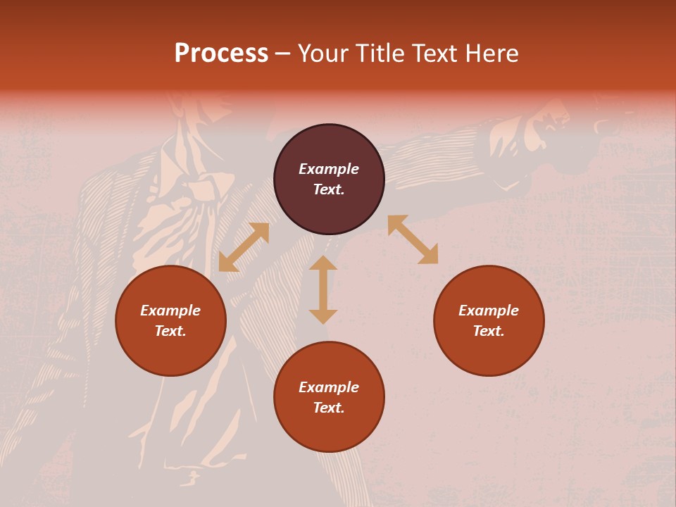 Revolver Element Engraving PowerPoint Template