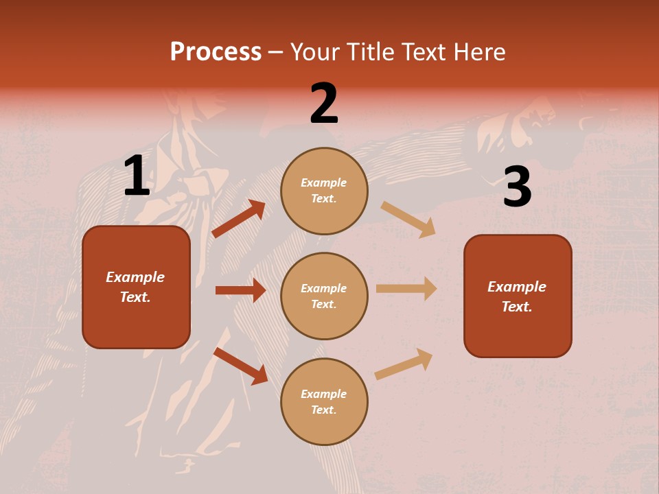 Revolver Element Engraving PowerPoint Template