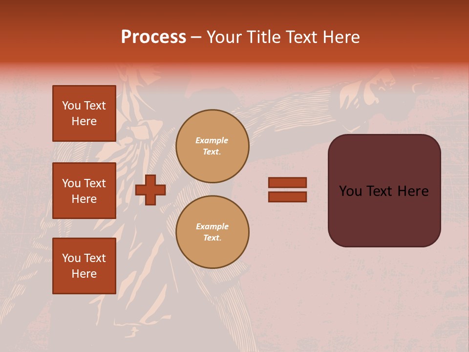 Revolver Element Engraving PowerPoint Template