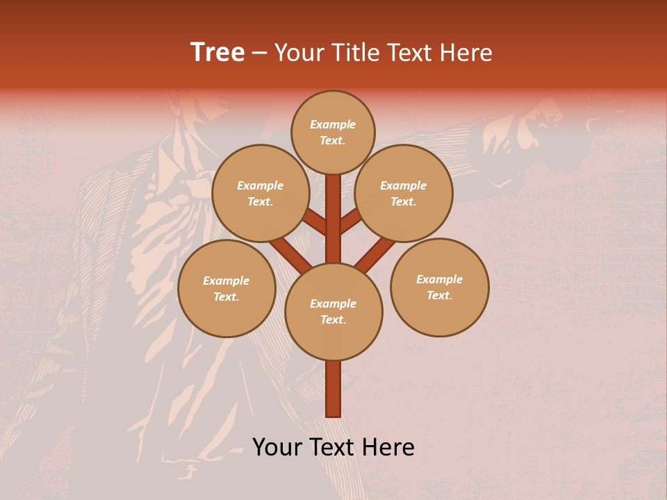 Revolver Element Engraving PowerPoint Template