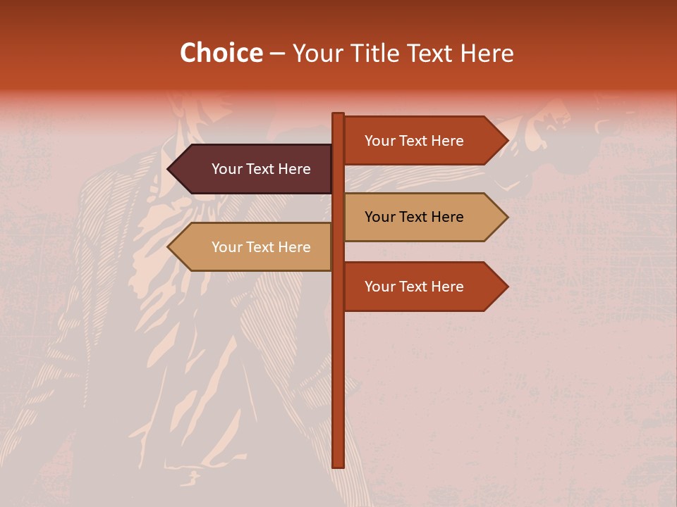 Revolver Element Engraving PowerPoint Template