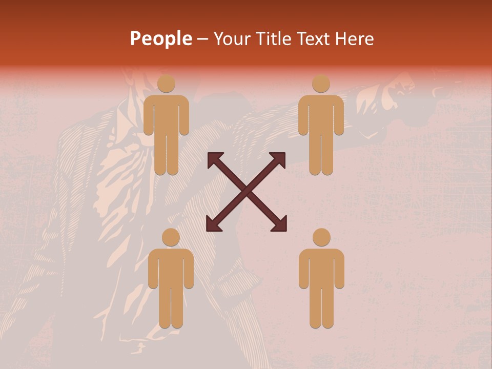 Revolver Element Engraving PowerPoint Template