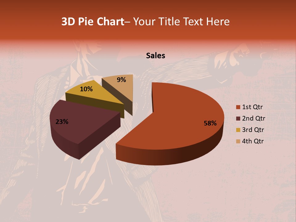 Revolver Element Engraving PowerPoint Template