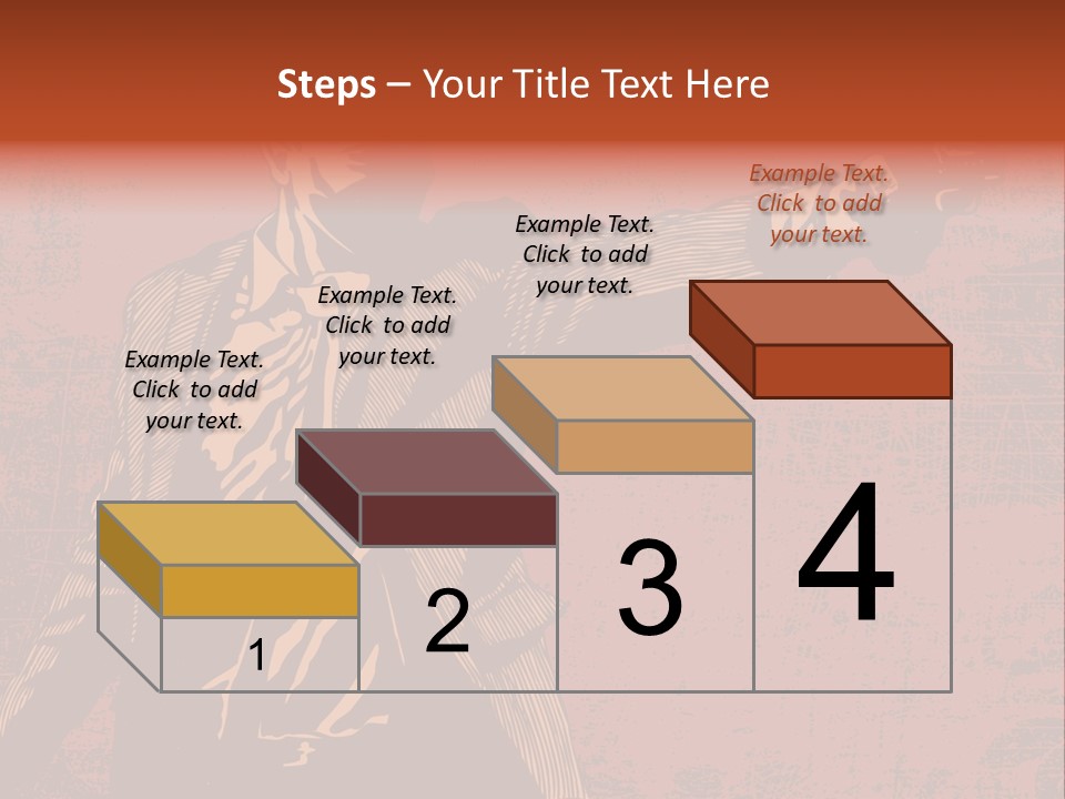 Revolver Element Engraving PowerPoint Template