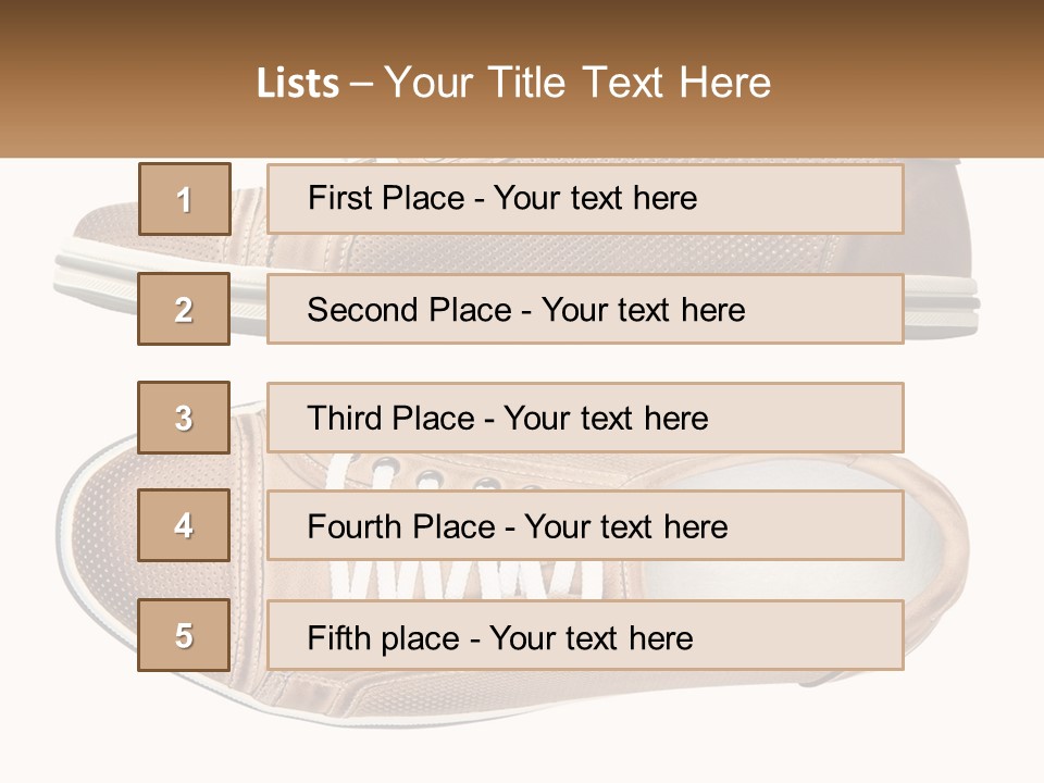 Fashion Leather Accessories PowerPoint Template