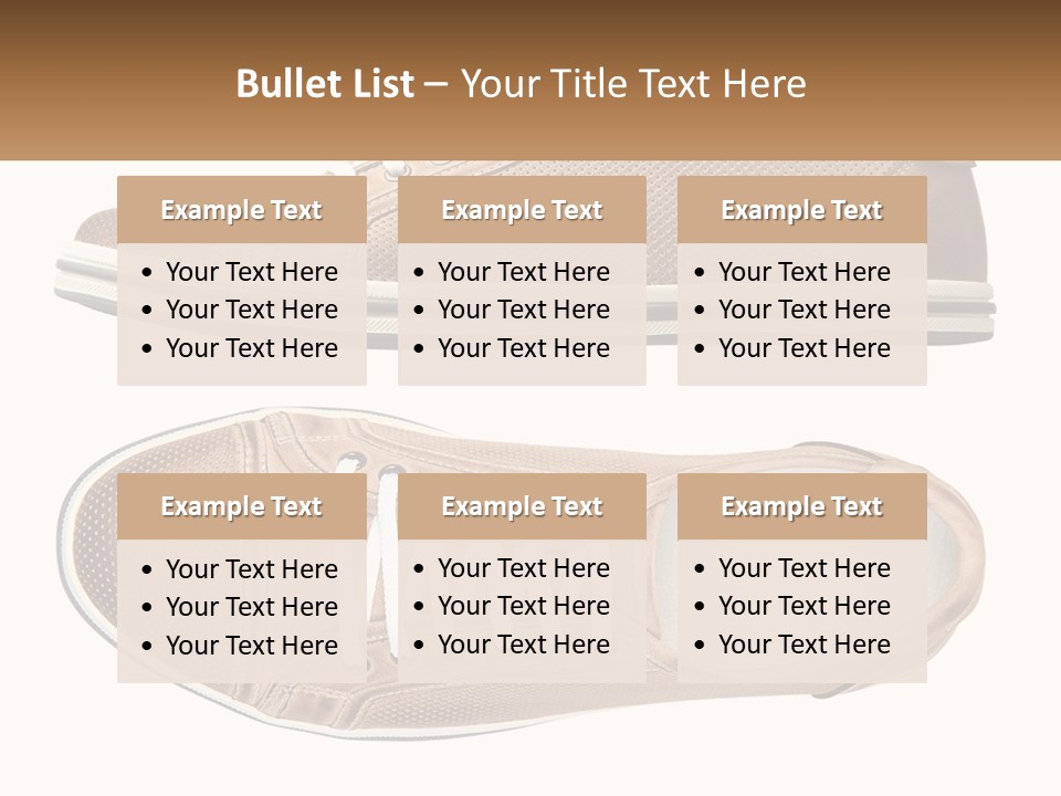 Fashion Leather Accessories PowerPoint Template