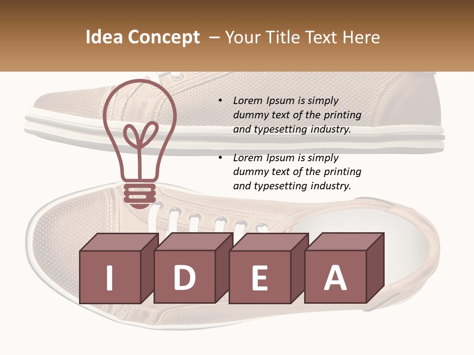 Fashion Leather Accessories PowerPoint Template