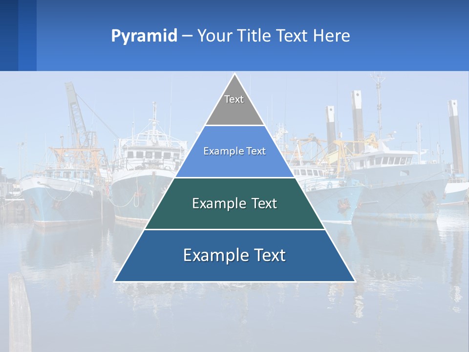 Reflection Port Black PowerPoint Template