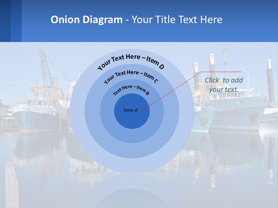 Reflection Port Black PowerPoint Template