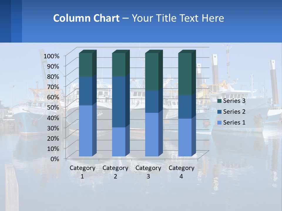 Reflection Port Black PowerPoint Template