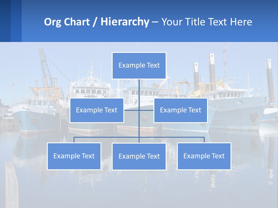 Reflection Port Black PowerPoint Template