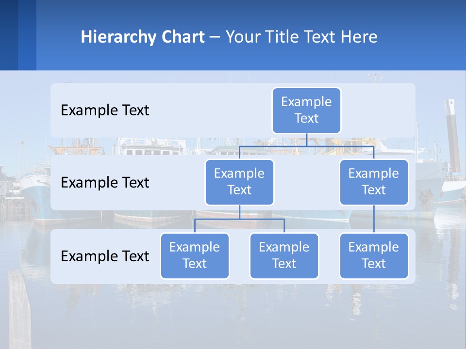 Reflection Port Black PowerPoint Template