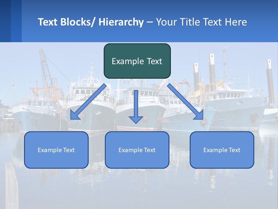 Reflection Port Black PowerPoint Template