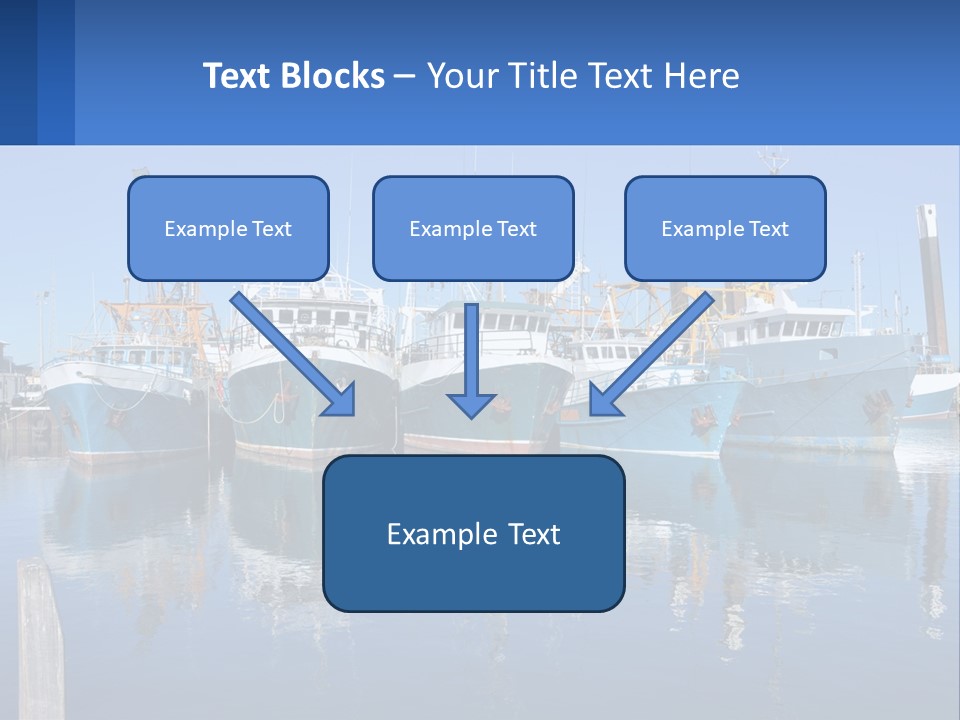 Reflection Port Black PowerPoint Template