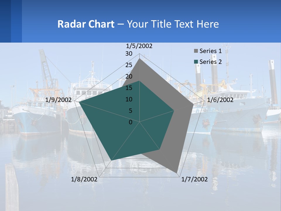 Reflection Port Black PowerPoint Template