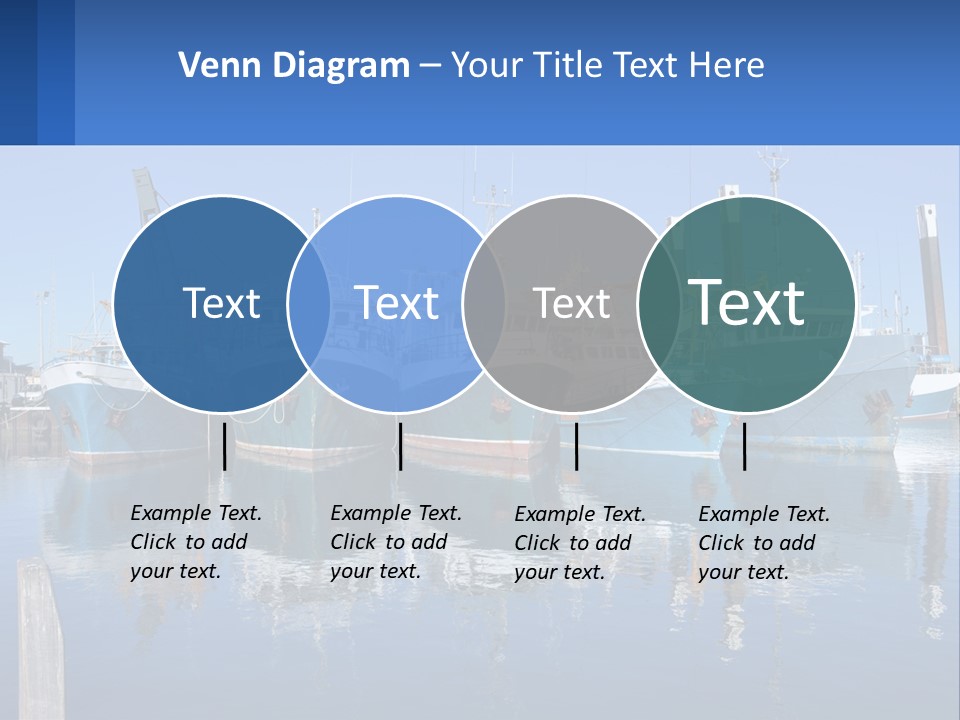 Reflection Port Black PowerPoint Template