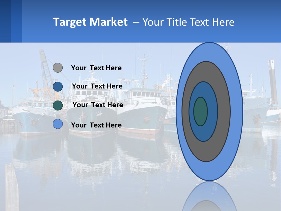 Reflection Port Black PowerPoint Template