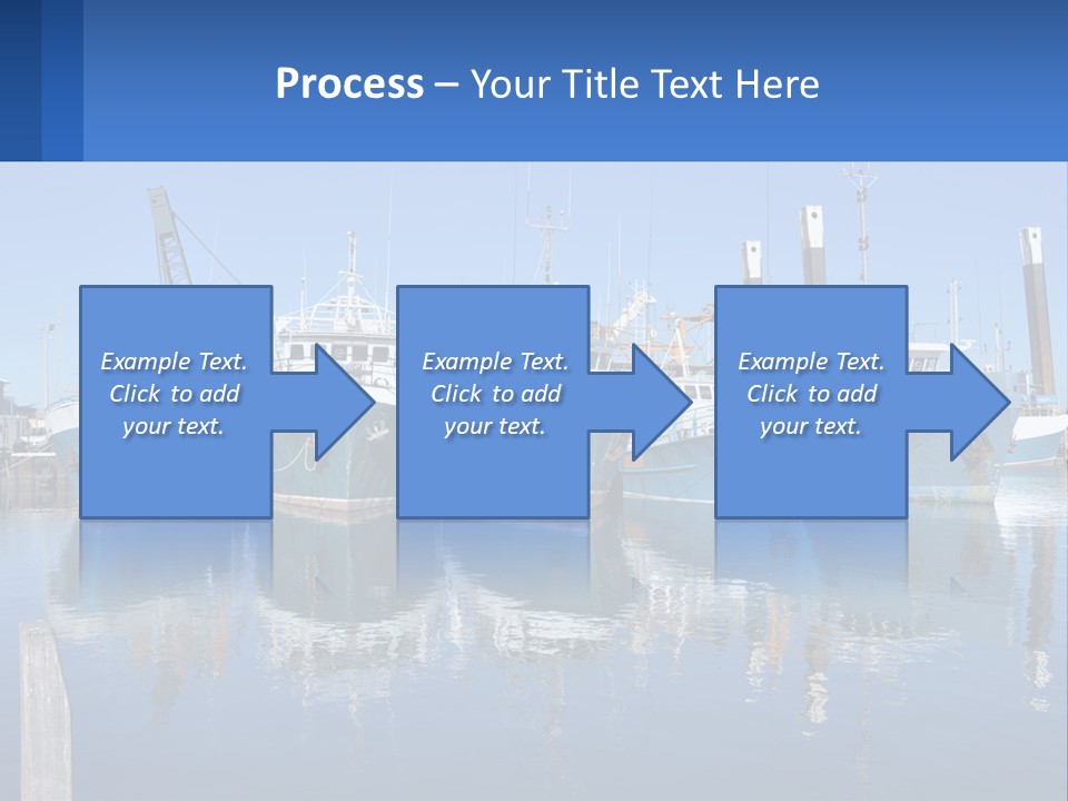 Reflection Port Black PowerPoint Template