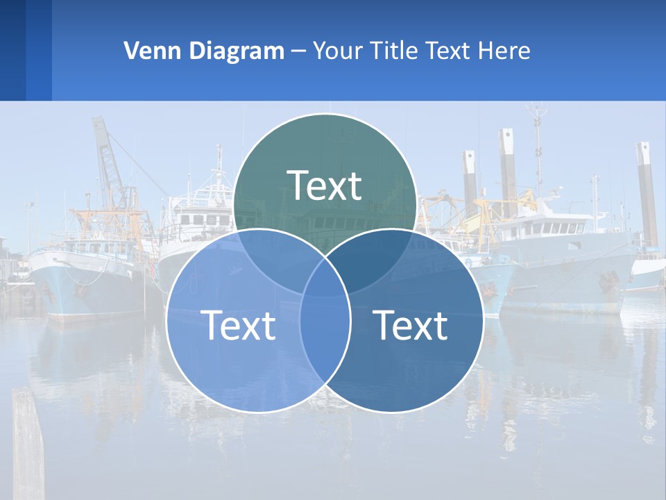 Reflection Port Black PowerPoint Template