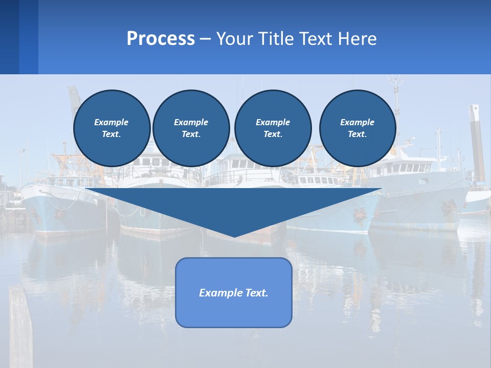Reflection Port Black PowerPoint Template