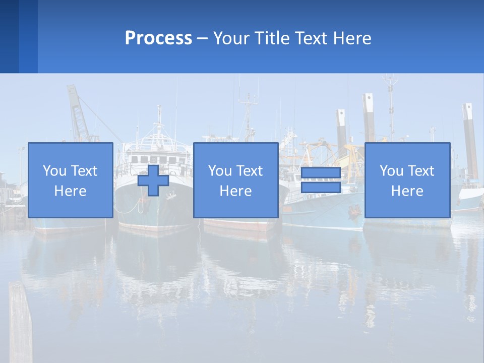 Reflection Port Black PowerPoint Template