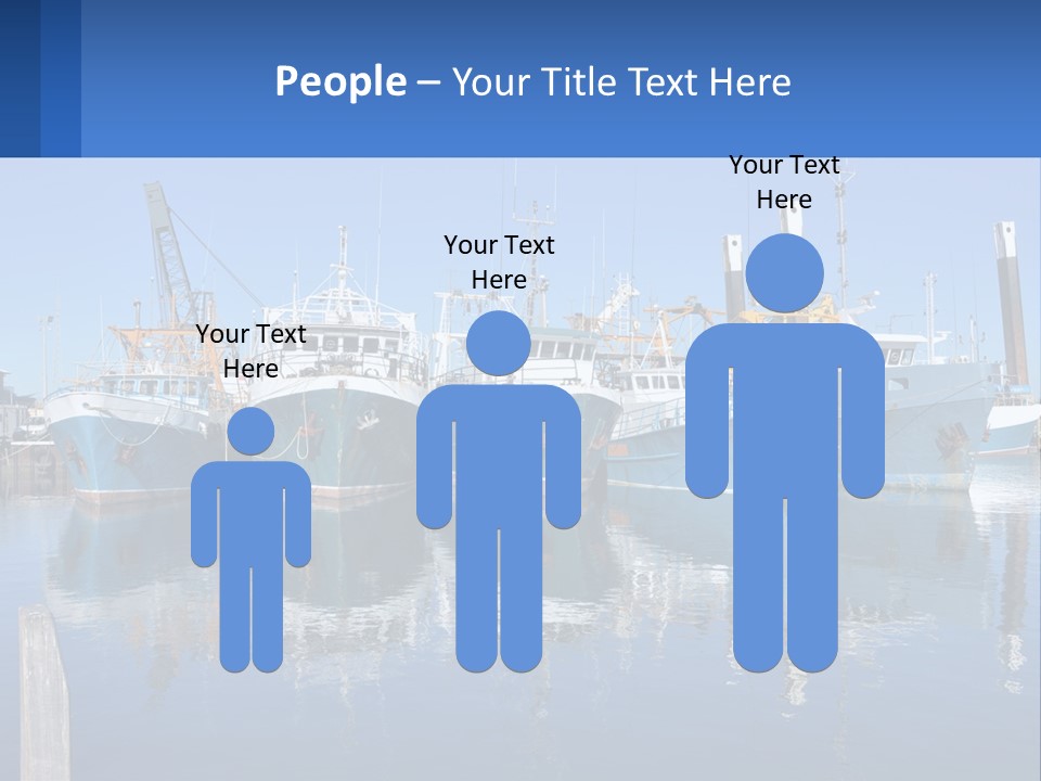 Reflection Port Black PowerPoint Template