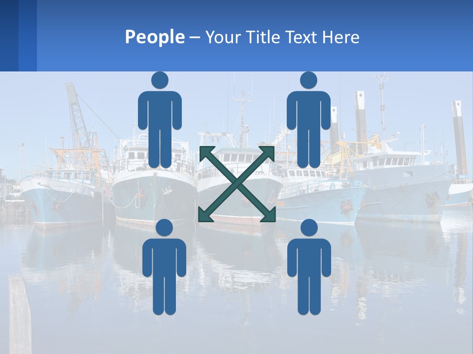 Reflection Port Black PowerPoint Template