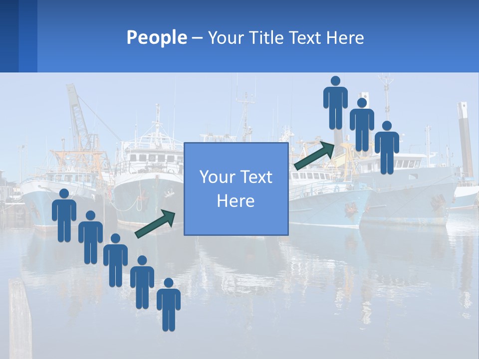 Reflection Port Black PowerPoint Template