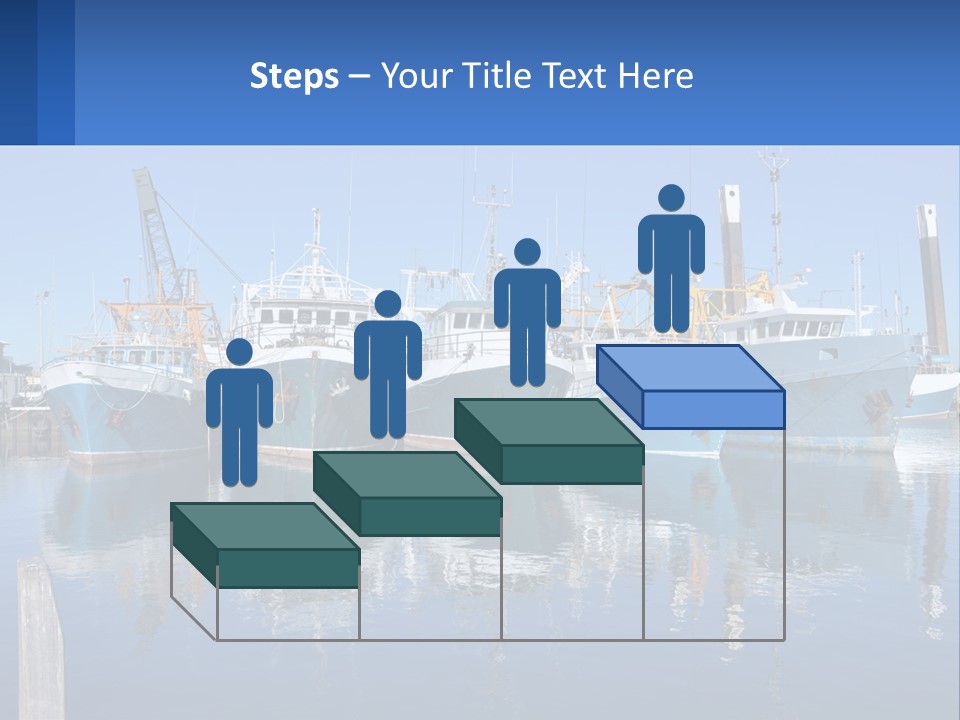 Reflection Port Black PowerPoint Template
