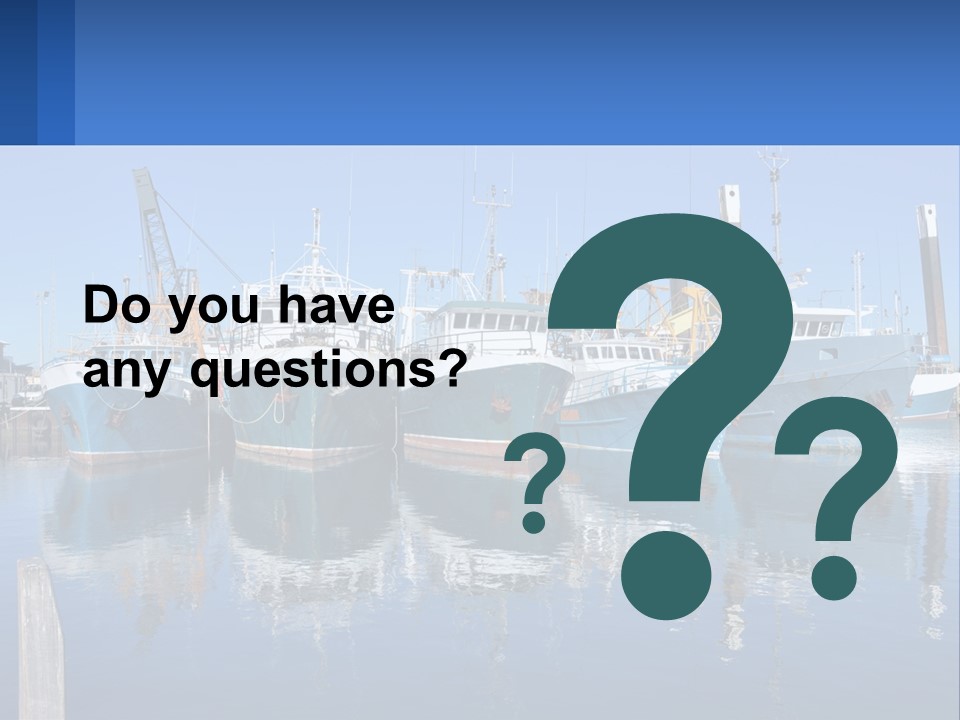 Reflection Port Black PowerPoint Template