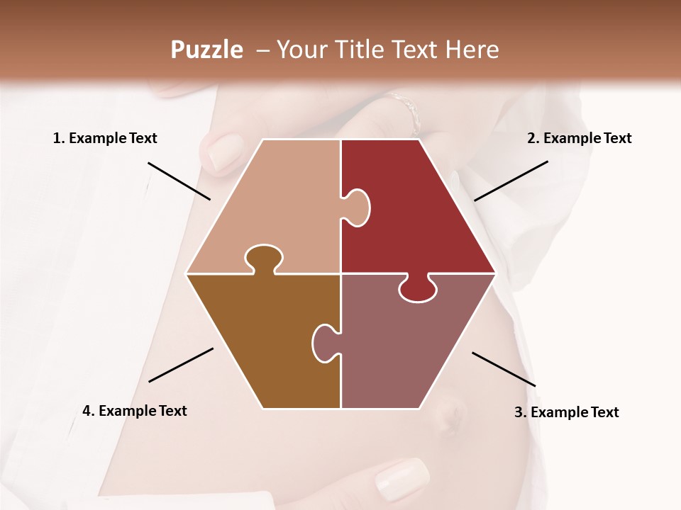 Navel Parent Feminine PowerPoint Template