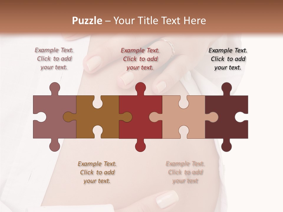 Navel Parent Feminine PowerPoint Template