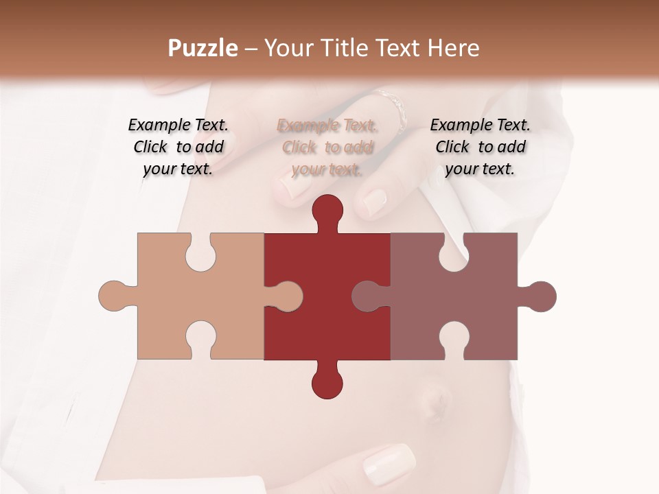 Navel Parent Feminine PowerPoint Template