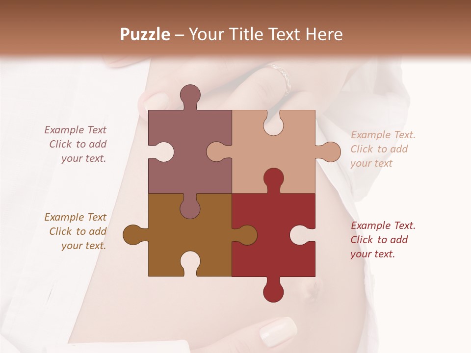 Navel Parent Feminine PowerPoint Template