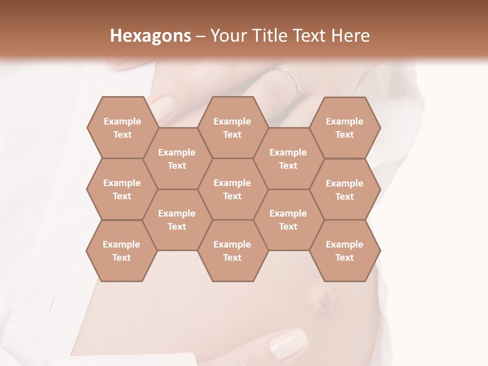 Navel Parent Feminine PowerPoint Template