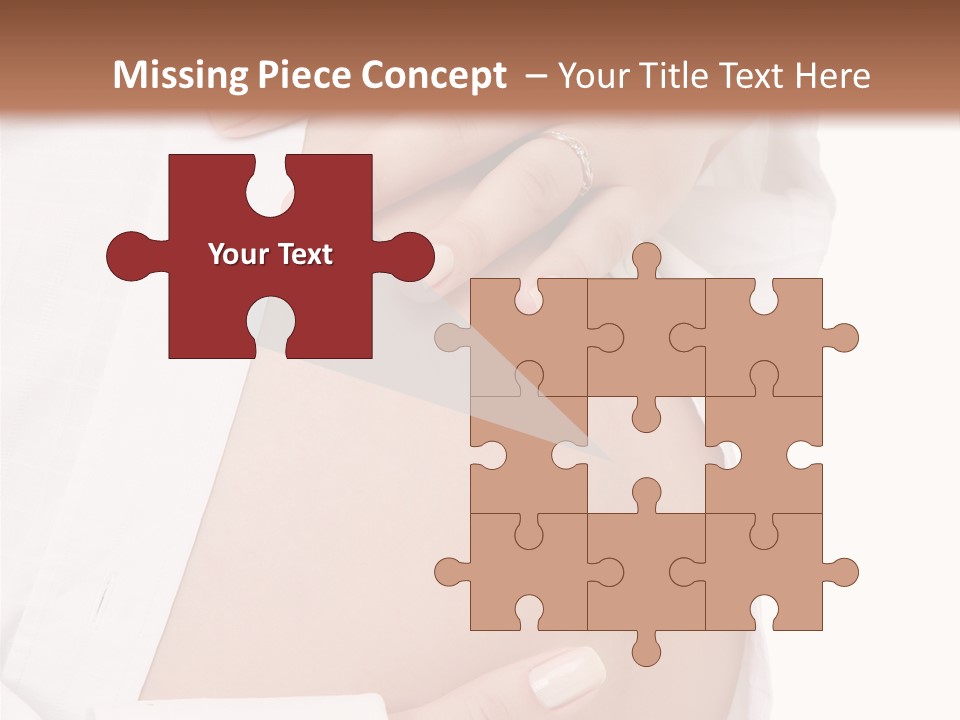 Navel Parent Feminine PowerPoint Template