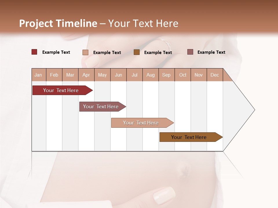 Navel Parent Feminine PowerPoint Template