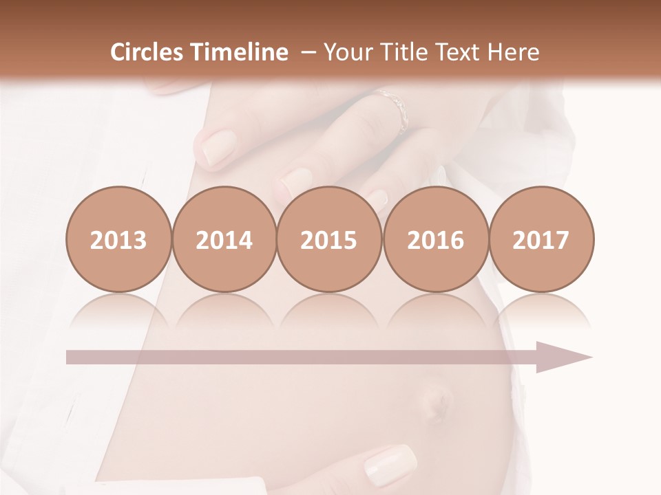 Navel Parent Feminine PowerPoint Template