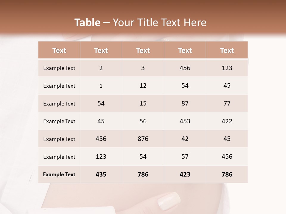 Navel Parent Feminine PowerPoint Template