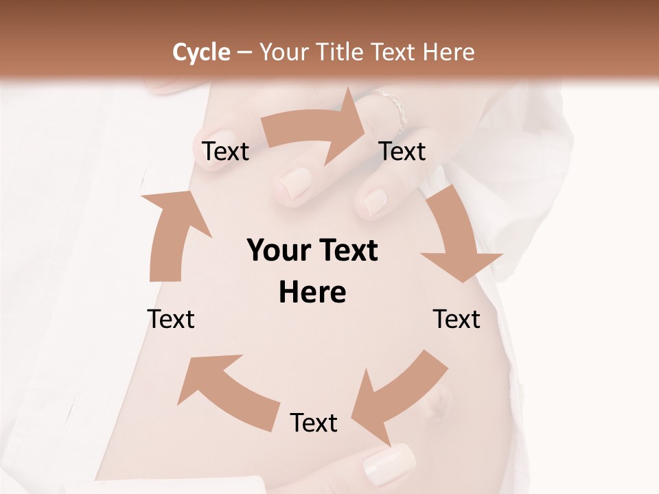 Navel Parent Feminine PowerPoint Template