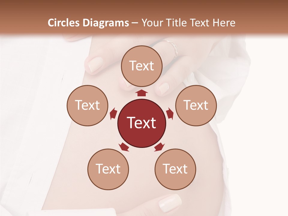 Navel Parent Feminine PowerPoint Template